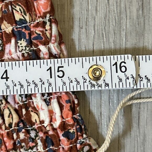 NWT Universal Thread Womens Patchwork Skirt Size Large Pink Brown Floral Stripe - Picture 16 of 16